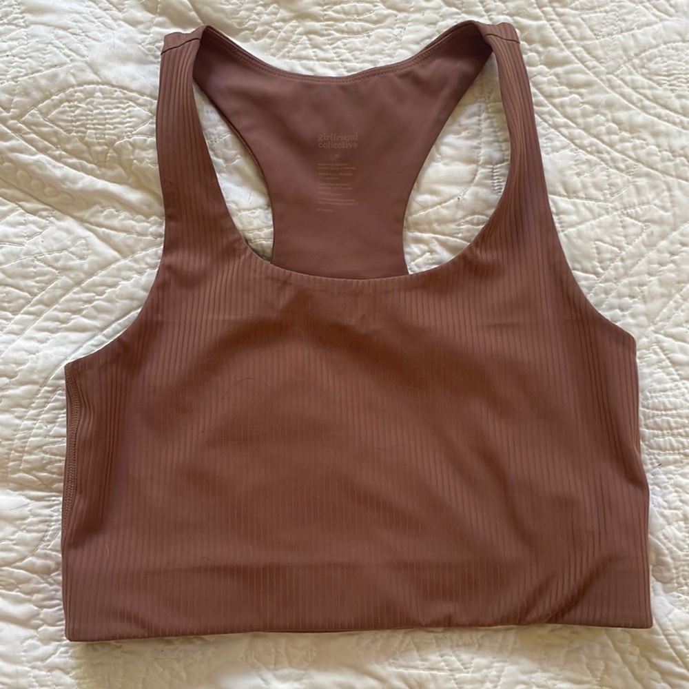 Girlfriend Collective Ribbed Paloma Racerback Bra